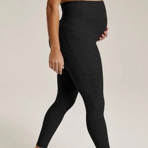 BEYOND YOGA - Spacedye Love the Bump Maternity Pocket Midi Legging, SIZE L